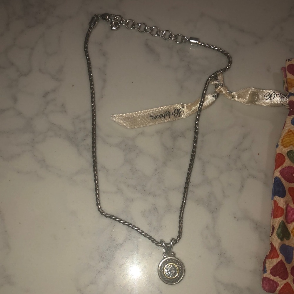 Silver Necklace with Pendant by Brighton